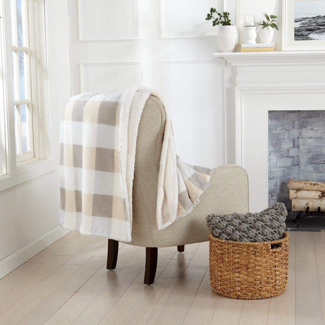 Velvet Plush Sherpa Luxury Bed Blanket - Kinsley Collection