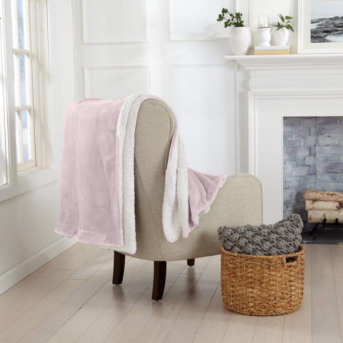 Velvet Plush Sherpa Luxury Bed Blanket - Kinsley Collection
